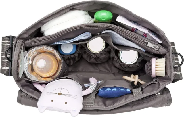 Baby Diaper Nappy Mummy Changing Backpack Set Large Multi-Function Travel Bag UK 4