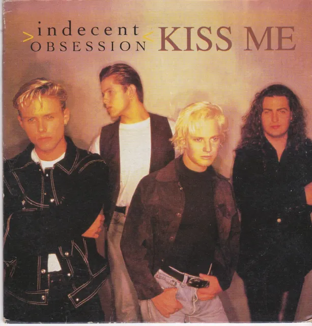 Indecent Obsession - Kiss Me - Oz 2 Trk Cd - Card Sleeve - Dance Pop