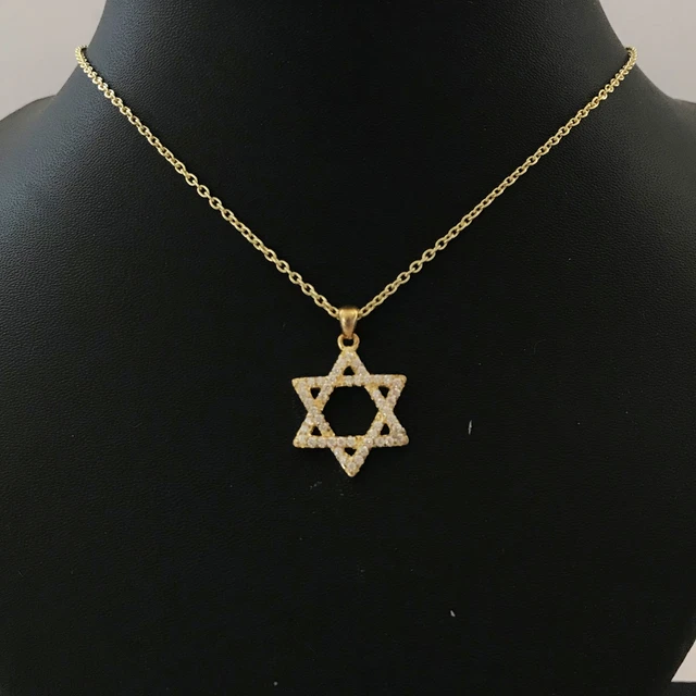 0.55Ct VVS1/D White Diamond Star Shaped 14k Yellow Gold Over For Christmas