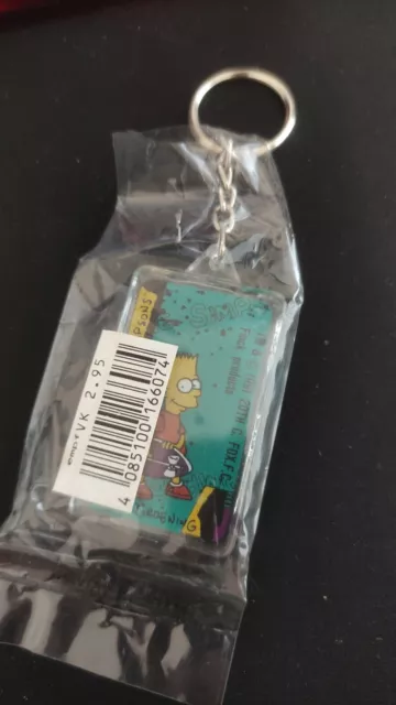 Vintage Schlüsselanhänger Bart Simpson The Simpsons 90er OVP ungeöffnet