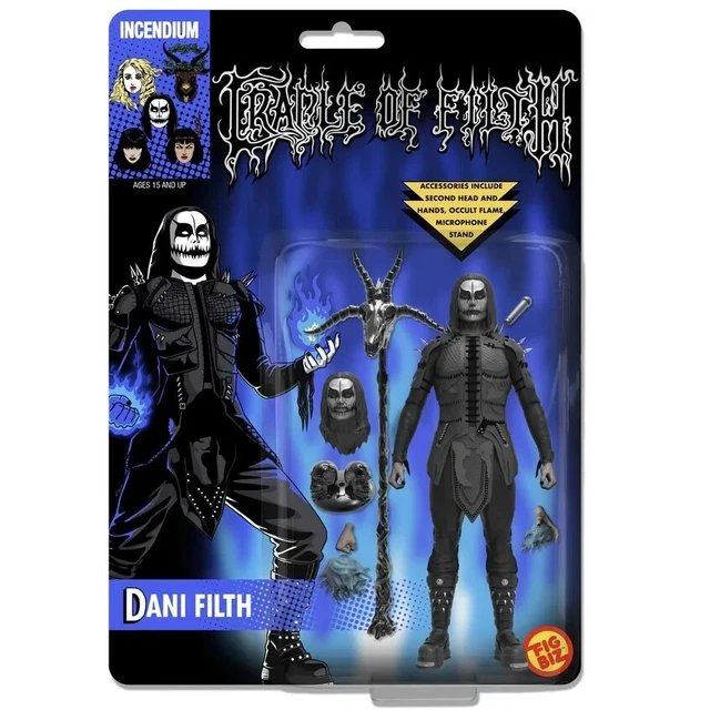 Cradle of Filth Dani Filth 5-Inch FigBiz Action Figure-