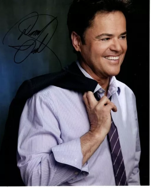 DONNY OSMOND Signed Autographed 8x10 Photo