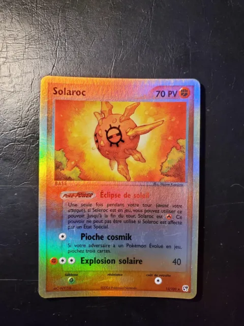 Carte Pokémon Solaroc 13/100 Reverse Ex Tempete De Sable
