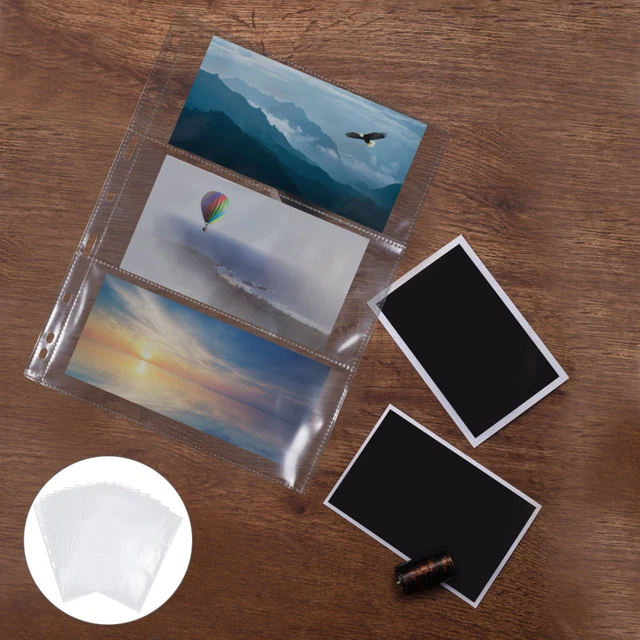 10 páginas de álbum de entradas multifuncional en papel moneda