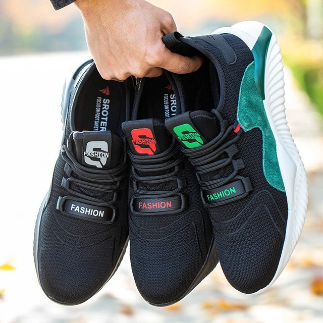 ✈️Zapatos De Seguridad De Hombre Con Puntera De Acero Impermeables Corte Bajo De