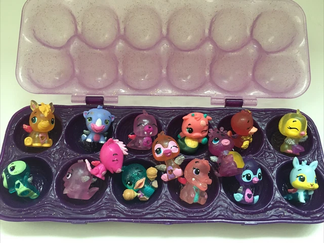 Hatchimals Colleggtibles Lot of 15 Assorted No Repeats w Egg Carton