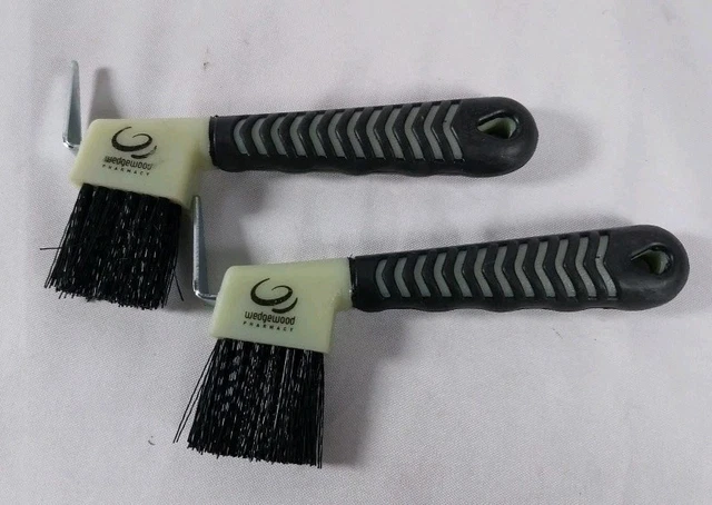 Brosse À Sabot De Cheval Avec Poignée En Caoutchouc Doux Au