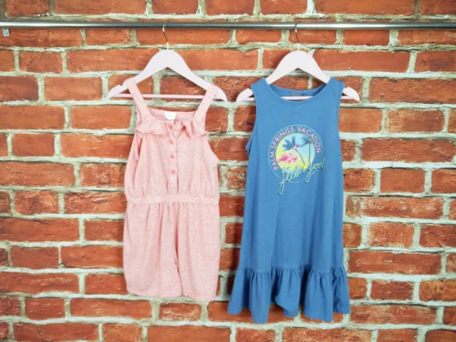 Girls Bundle Age 5-6 Years 100% Next Playsuit Dress Sleeveless Summer Kids 116Cm