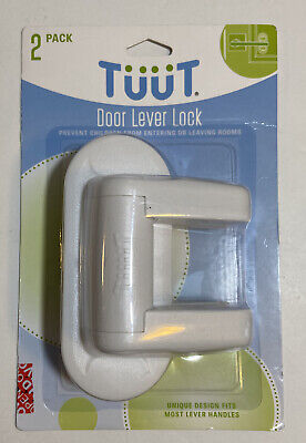 New Tuut Door Lever Lock Child Proof Doors Handles Child Safety 2 Pack