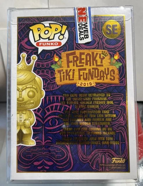 Nuevo Golden Freddy Idol SDCC Fundays 2019 exclusivo Funko Pop LE 1600 Comic Con 3