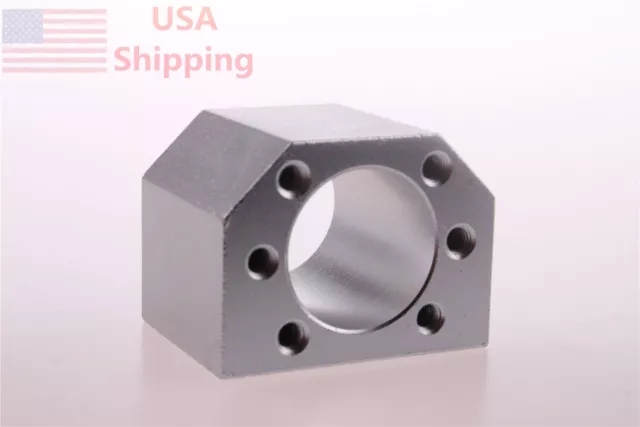 Aluminum Ballscrew Nut Housing Mounting Bracket Holder For 1605 DSG16H