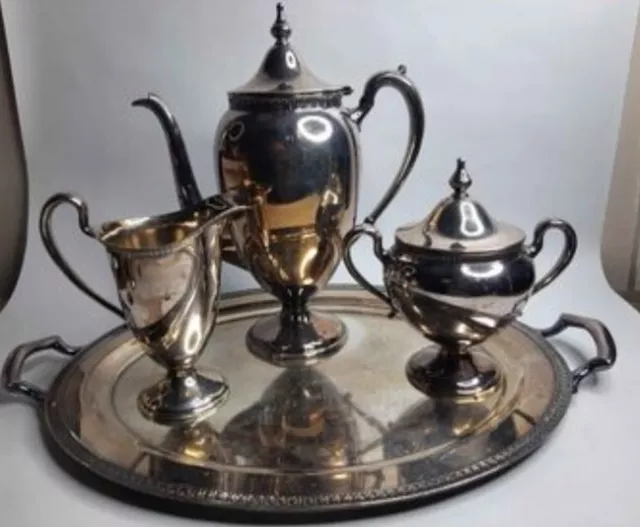 Homan Silver plated Tea Set