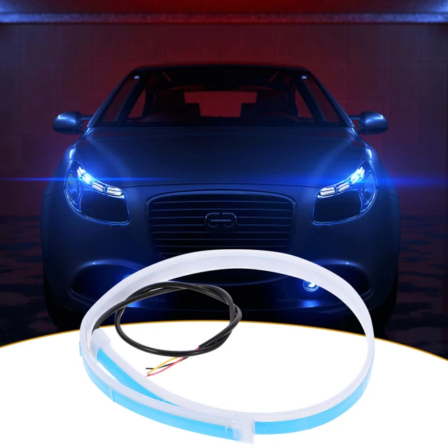 Striscia Led Per Auto STRISCIA LUMINOSA AUTO LED gita di un giorno per faro nebbia lampada ...