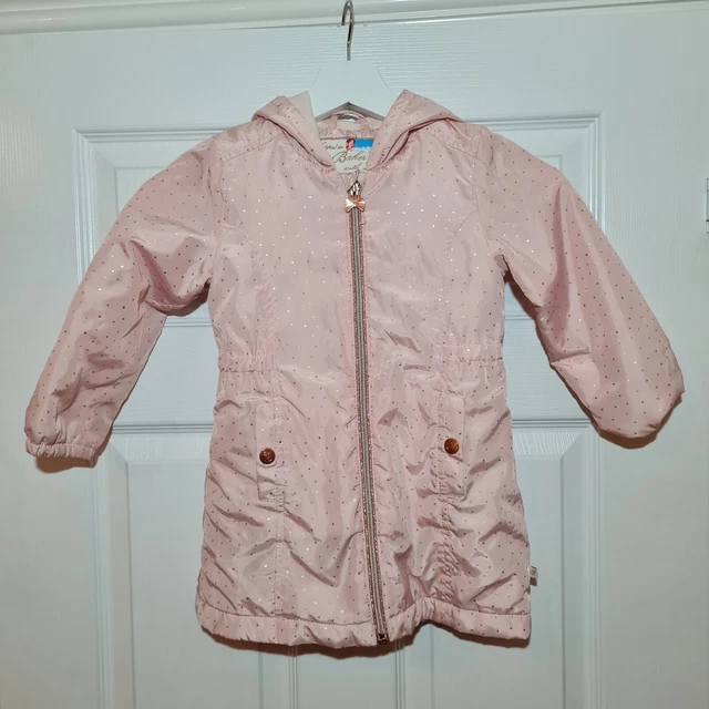 Ted Baker Girls Coat Age 3-4 Blush Pink