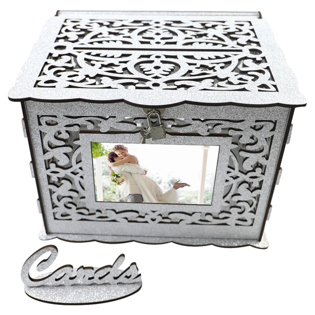 Busta Porta Contanti Per Matrimonio, In Carta Patinata Con Lamina Oro, 19x13 Cm, Elegante