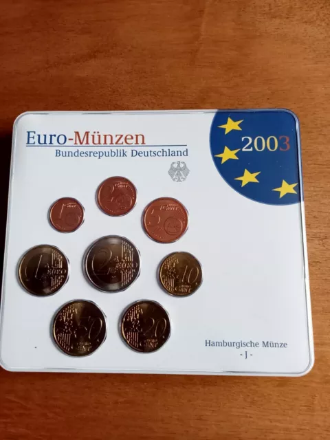 Euro-Münzen 2003 Hamburgiste Münze -I- Série