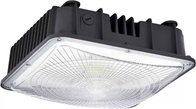LED Canopy Light 50W, 6000Lm, 100-277VAC, ETL Listed, 5000K Daylight White, IP65