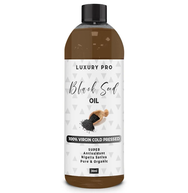 Aceite de semilla negro extra fuerte 100% puro prensado en frío 30 ml