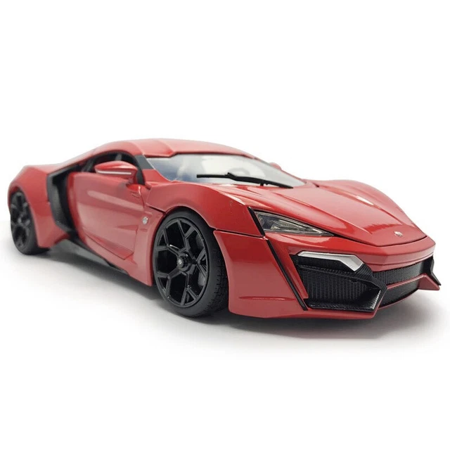 1:18 Fast & Furious 7 Lykan Hypersport modello auto pressofusa auto giocattolo collezione bambini