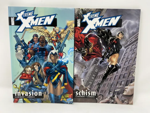 X-Treme X-Men TPB Lot Vol 2 3 Invasion Schism (Claremont Larroca 2003)