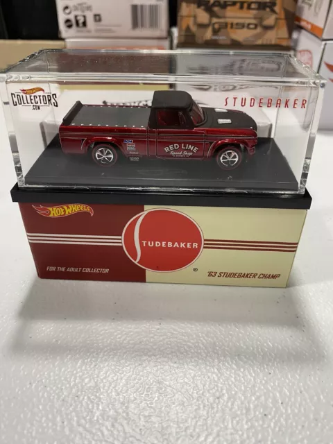 Hot Wheels RLC '63 Studebaker Champ Red Line Speed Shop Real Riders