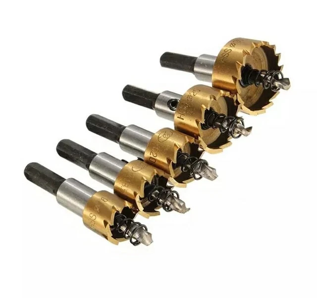 Set 17 Punte Seghe A Tazza - 19-127mm, Per Legno, Cartongesso, Plastica E Metalli Non Ferrosi