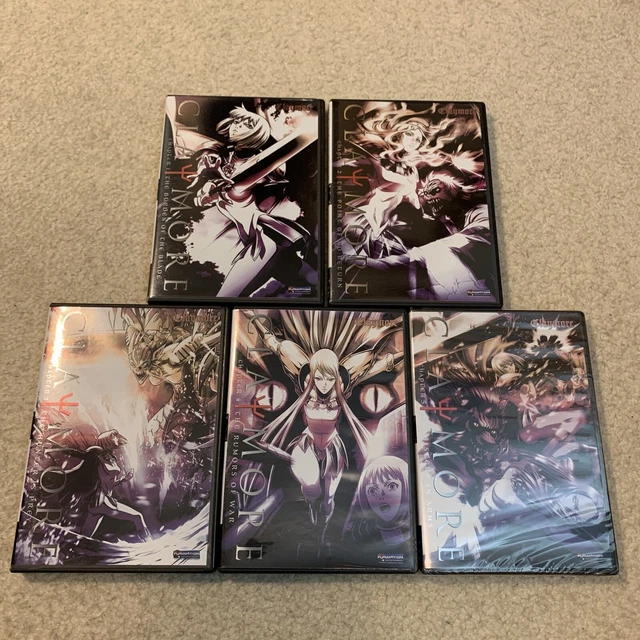 CLAYMORE CHAPTER 15 DVD Lot Japanese Anime Episode 122 Funimation