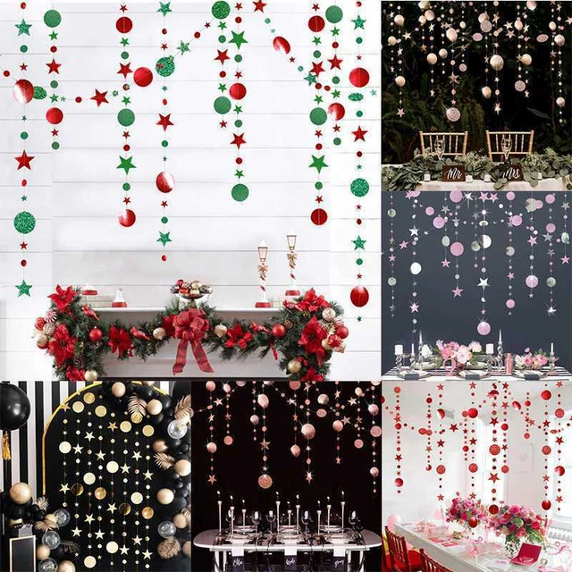 4M Twinkle Star Paper New Year ChristmasTree Ornament Decoration Merry Christmas