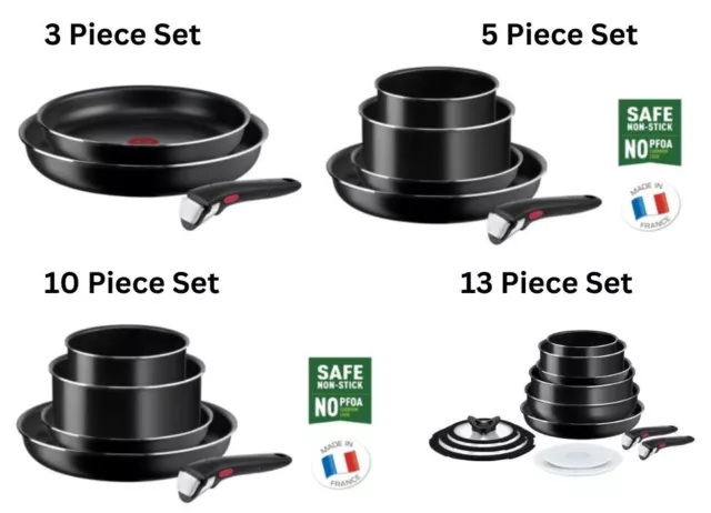 TEFAL Ingenio Easy Cook & Clean Nonstick Frypan Saucepan Cookware Pots & Pan Set