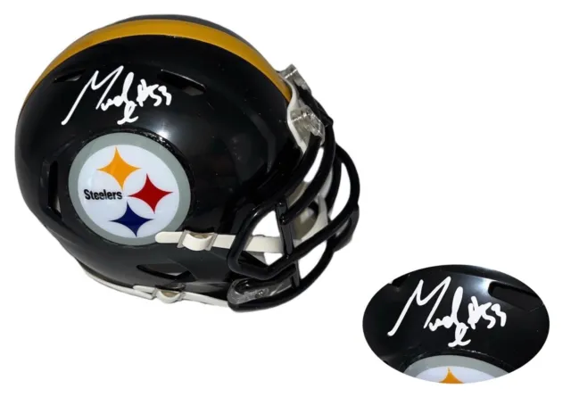 Maurkice Pouncey Autographed Pittsburgh Steelers Mini Football Helmet (JSA)