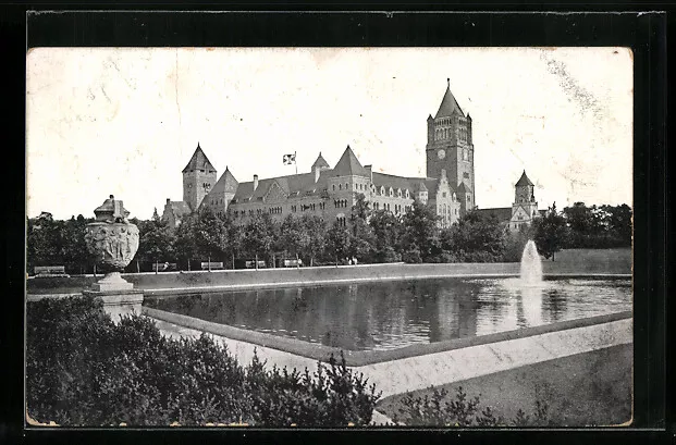 Posen / Poznan, Kgl. Schloss, Ansichtskarte 1916