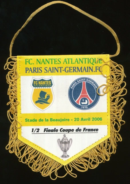 PSG PARIS SG FC NANTES 1983 FINALE COUPE DE FRANCE fanion