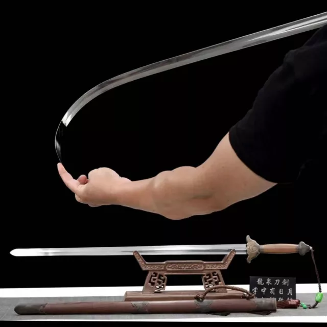 HANDMADE CHINESE TAI Chi Sword Practise Flexible Stainless Steel Blade ...