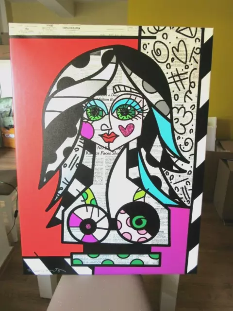 R. BRITTO: BELLA STAMPA ""RED & PINK"" 75x100cm EDIZIONE N.2 di 100 TELAIO CUNEI