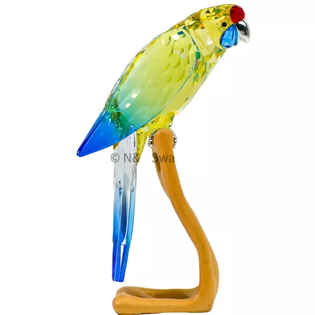 Swarovski Green Rosella Jonquil Parrot - Paradise Birds - 901601