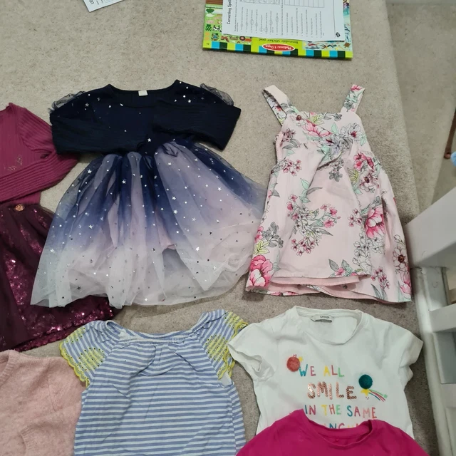 ragazze vestiti pacchetto abito 3-4 anni in perfette condizioni 7