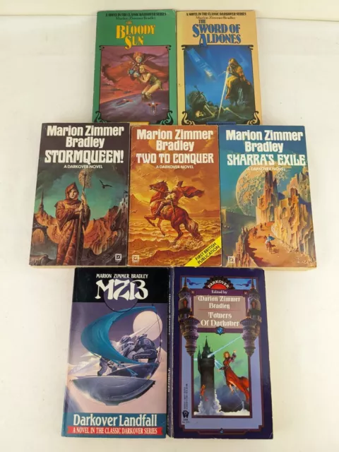 Darkover novels x 7 by Marion Zimmer Bradley 1978 - Sun, Aldones, Stormqueen etc