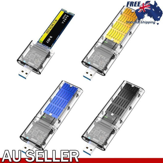 M2 SSD CASE M.2 to USB3.0 Gen 1 5Gbps SATA NGFF SSD Hard Disk Enclosure ...