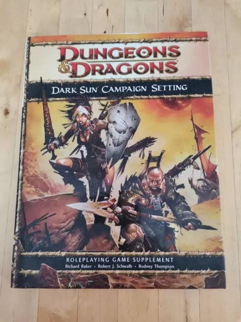 Dungeons And Dragons Dark Sun Campaign Setting