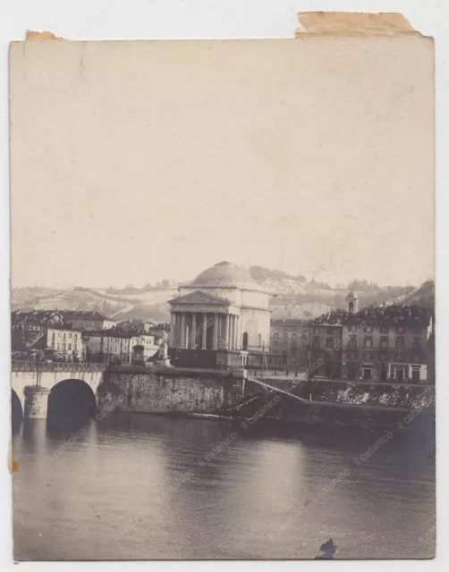 Foto inizi 900 Torino Chiesa della Gran Madre di Dio Borgo Po