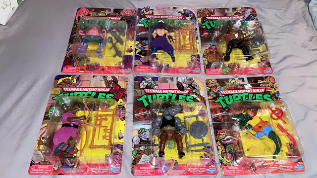 TMNT Classic 6 Figures Lot New Villian lot + Splinter!