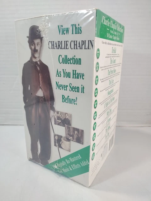 CHARLIE CHAPLIN COLLECTION VHS ~ 4 Video Tape Box Set ~ Sealed