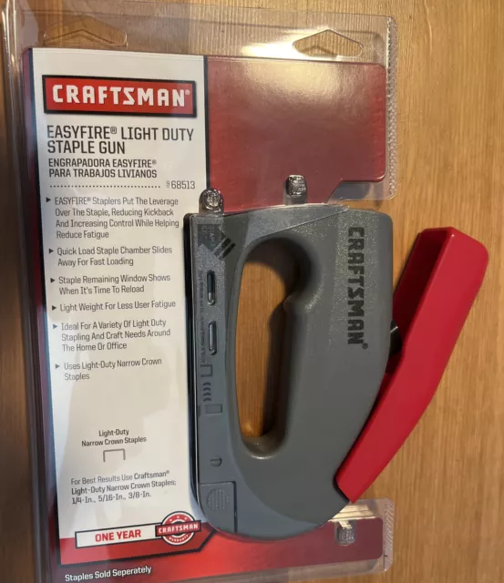 Craftsman EASYFIRE Light-Duty Staple Gun — Model# 68513