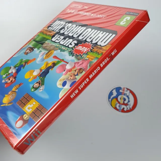 New super Mario Bros.Wii Nintendo Wii PAL FR Game BRAND NEW/NEUF 2