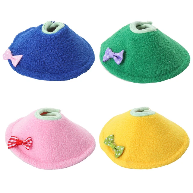 lamer Loro Cubierta protectora Ajustable Eliza White Collar Aves Collar cónico