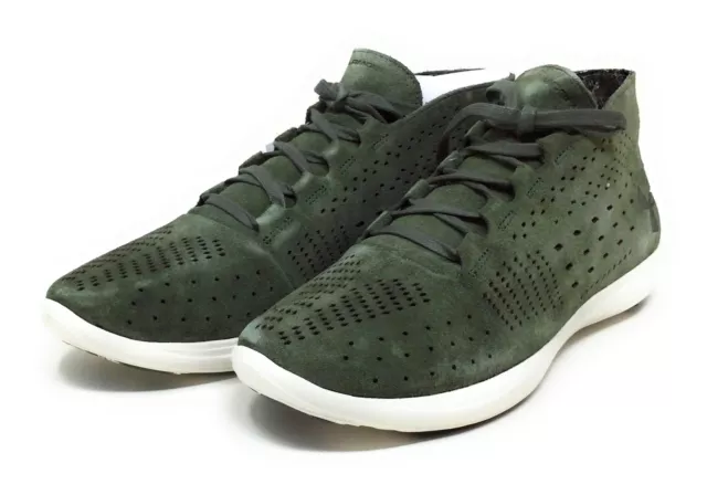 Under Armour Womens UA Street Precision Mid Luxe Sneakers Green Size 10 2