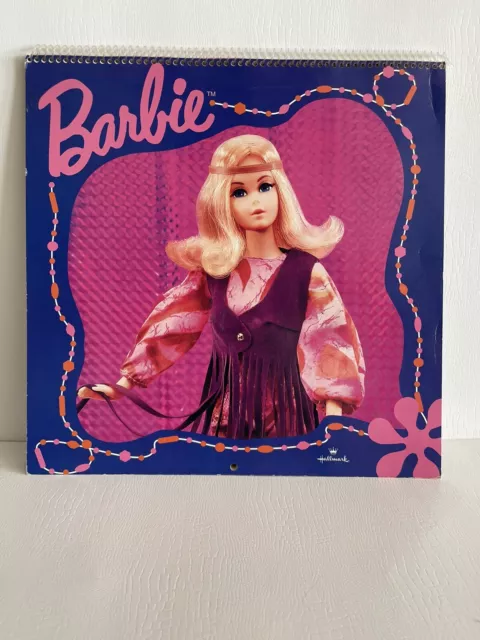 Barbie Mattel 1997 Vtg Hallmark 12 Month Wall Calendar