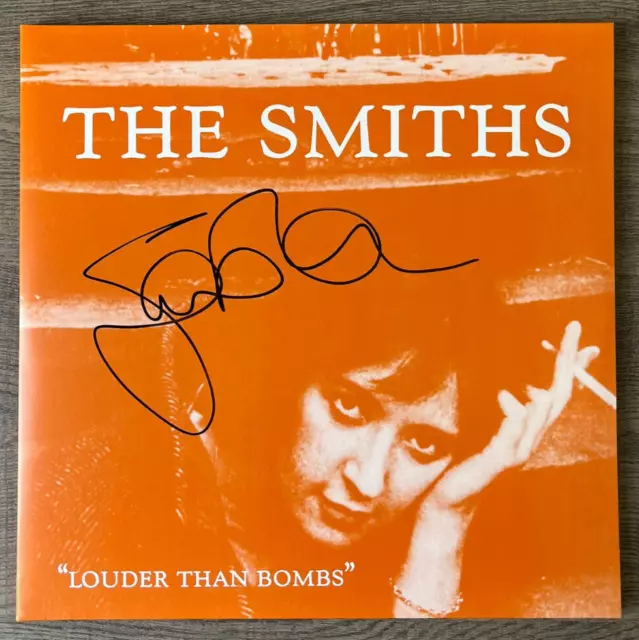 JOHNNY MARR Signed The Smiths Louder Than Bombs Vinyl RARE - PROOF/COA