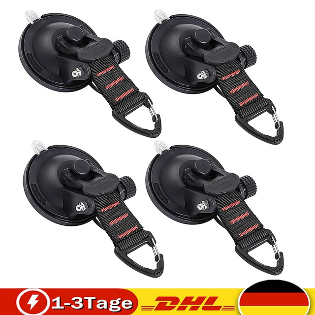 4x Saugnapfhaken Auto Markise Flugzeugstiefel Fester Haken Für Camping Im Freien