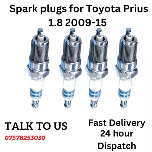 4X Iridium Tip Spark Plugs For Toyota Prius 1.8 Hybrid 2009 On